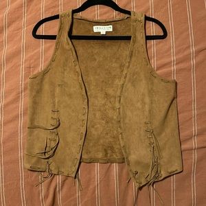 🤎Faux Fringe Vest🤎